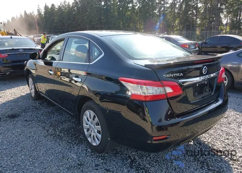 2015 Nissan Sentra S from USA, damaged, VIN 3N1AB7AP4FY340238